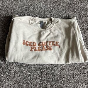 Iced Coffee Crewneck Sweatshirt